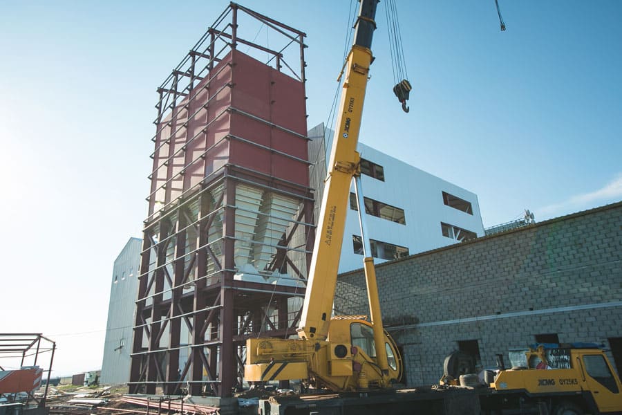Construction of a Feed Mill