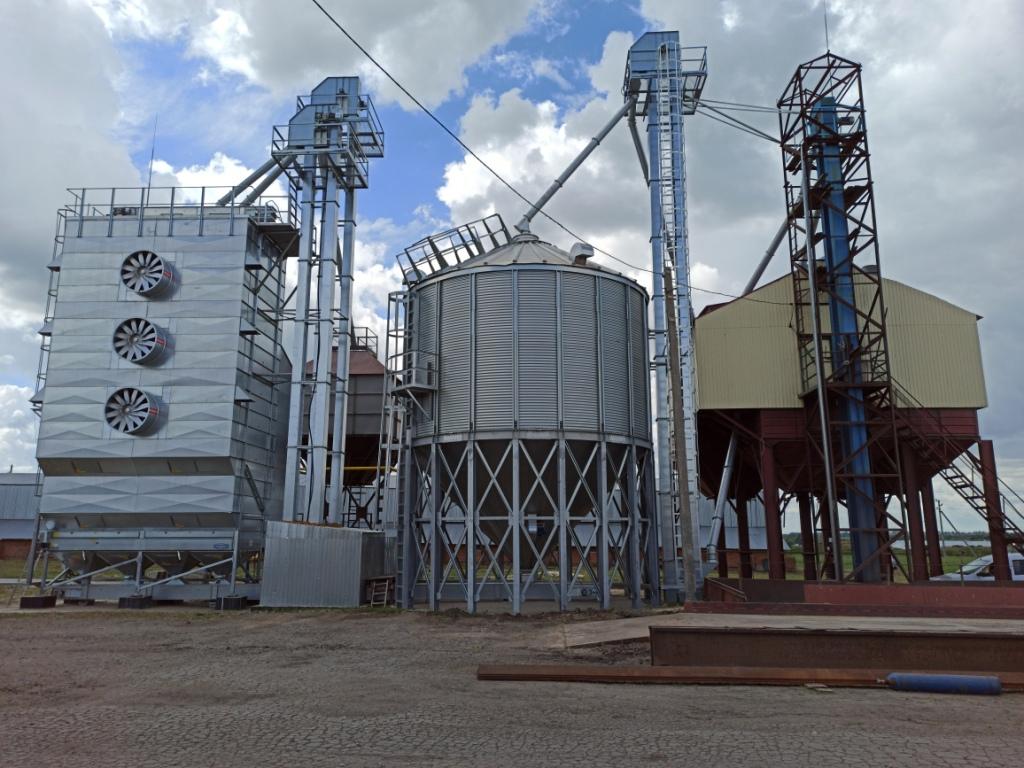 Construction of a Grain Drying Complex
